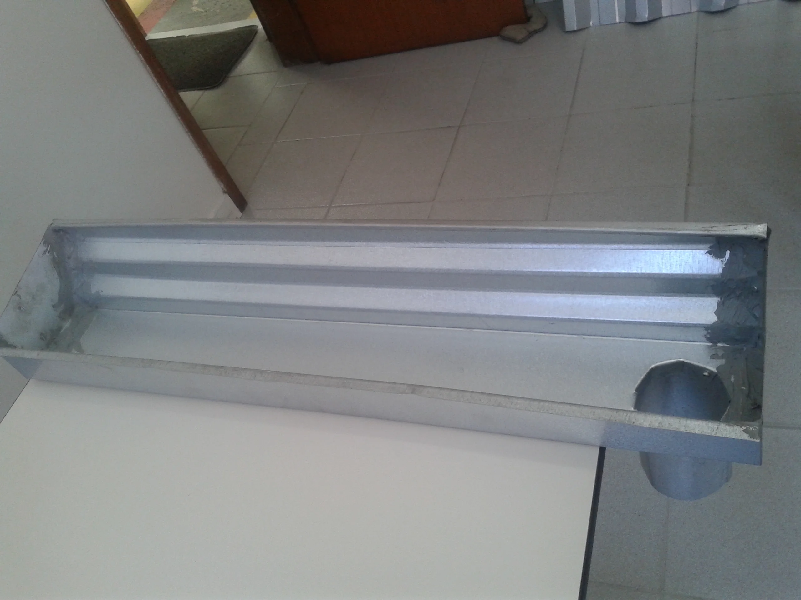 Calha instalada